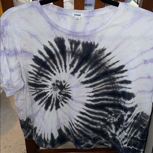 tiedye, cropped tee